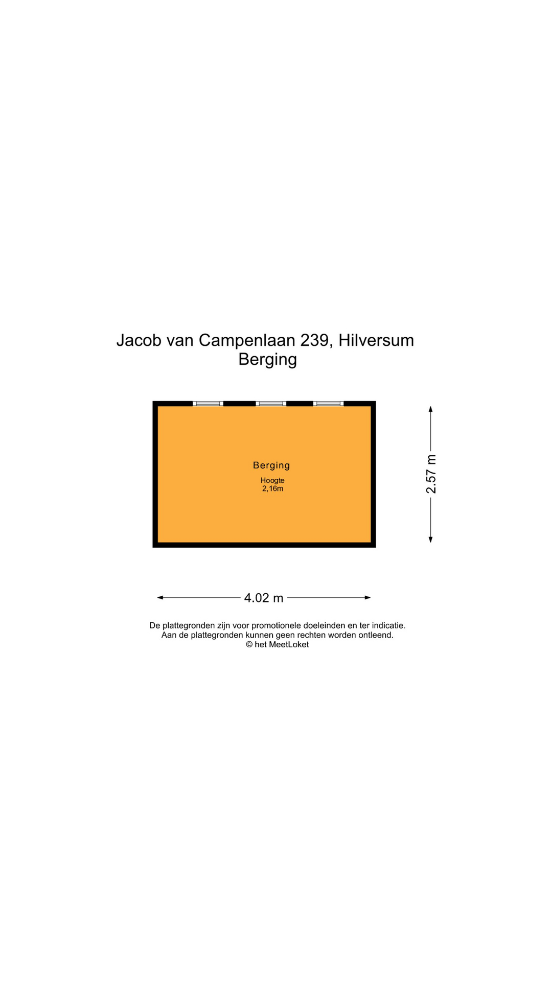 Jacob van Campenlaan 239 , 1222 KH Hilversum map